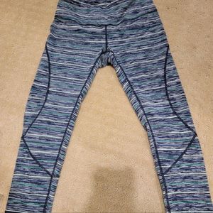 Zella Striped Capris